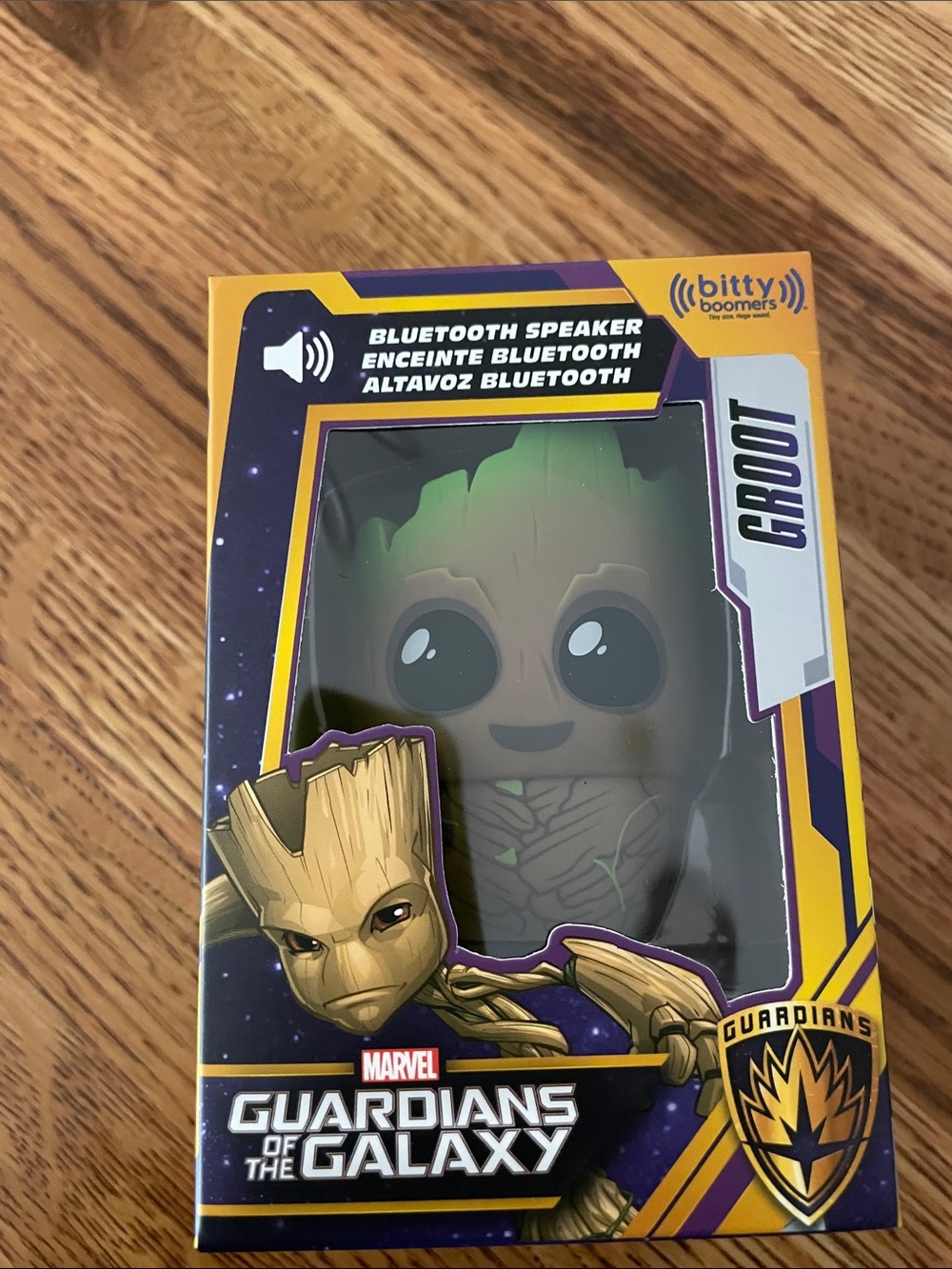 Marvel Baby Groot Themed Bluetooth Speaker - Brown & Green